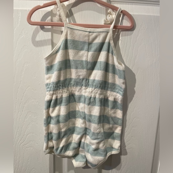 Little Co. Striped Terry Romper 2T - Picture 3 of 5